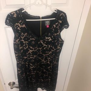 Vince Camuto Black Lace Cocktail dress